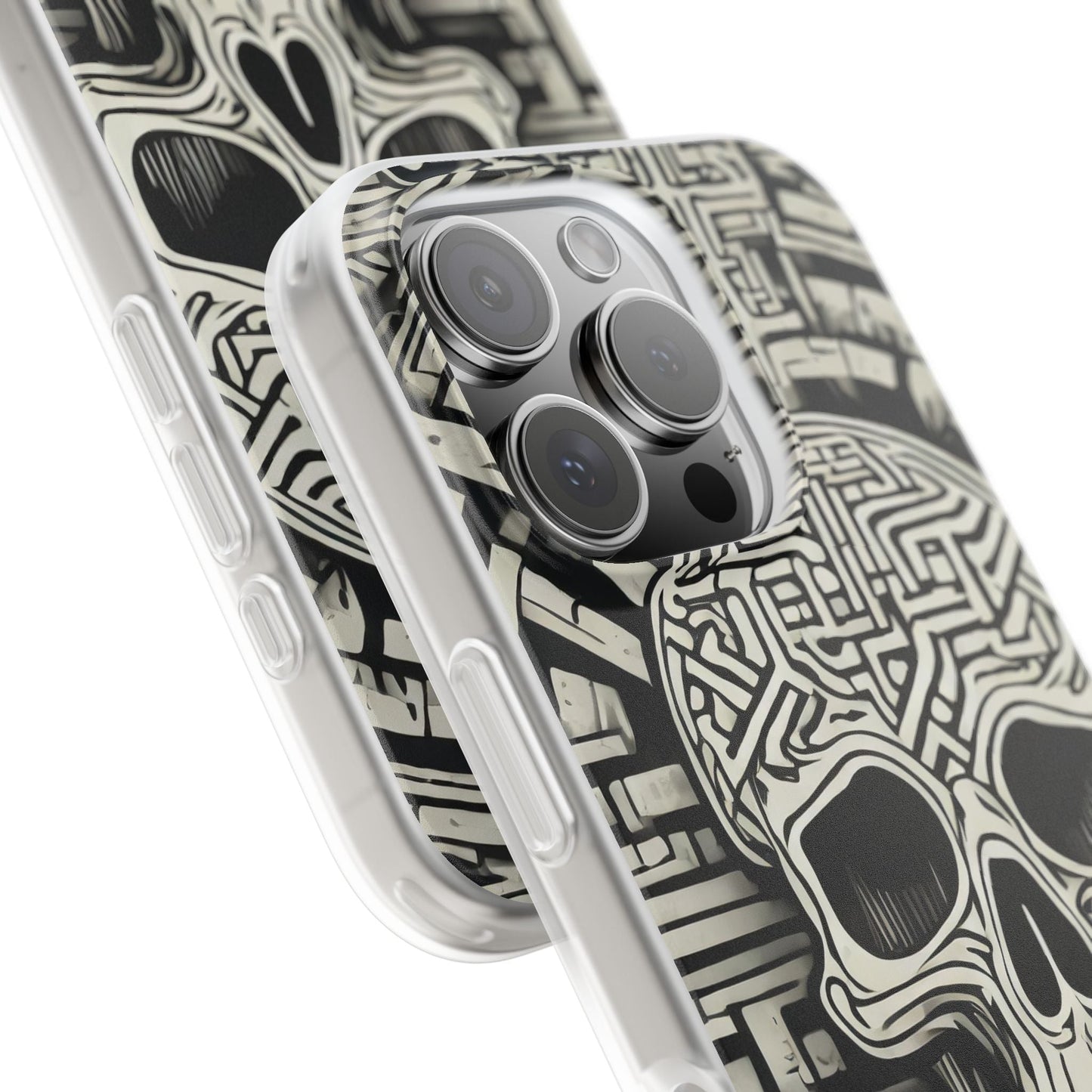 Gothic Skull Maze Flexi Case