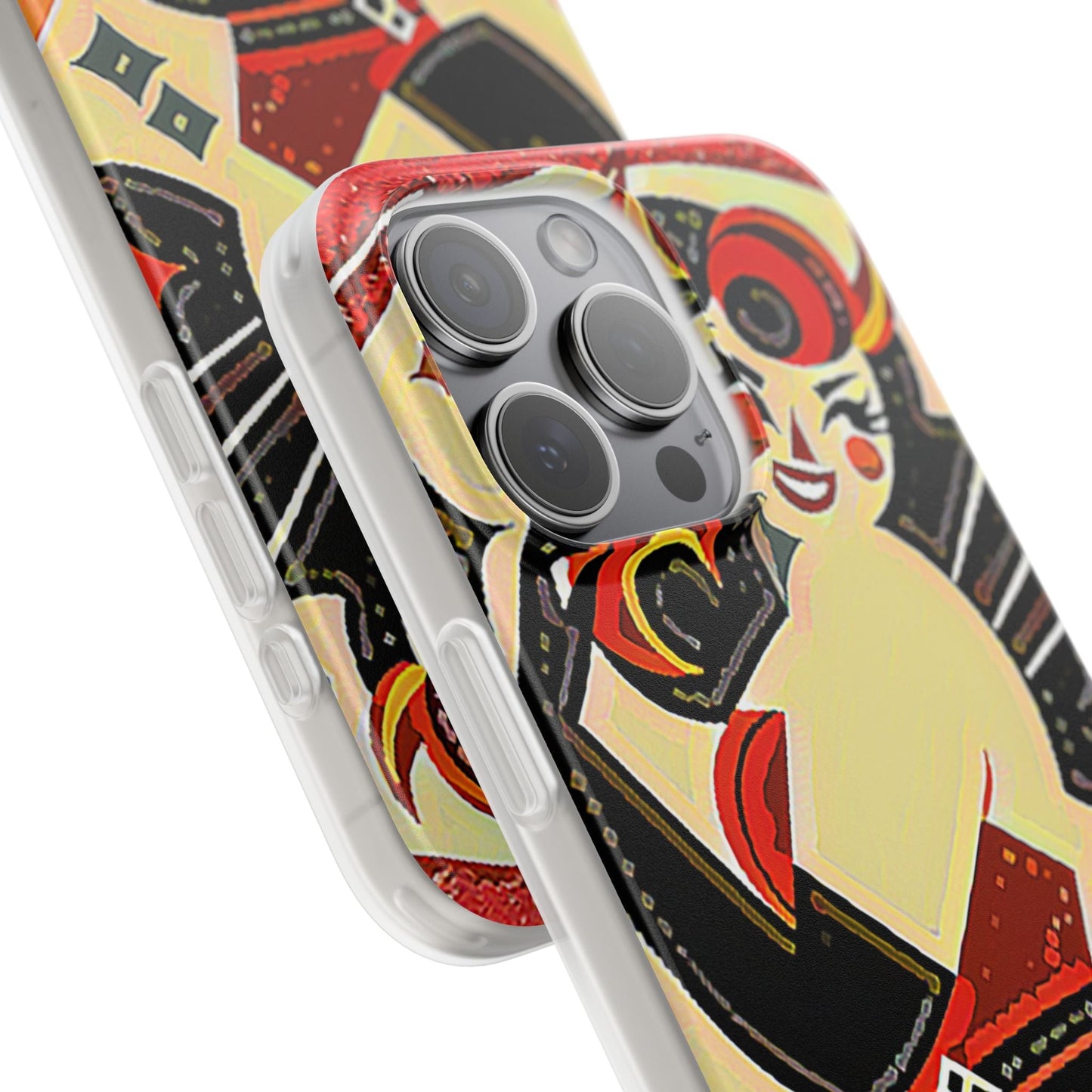 Red & Black Female Devil Flexi Phone Case