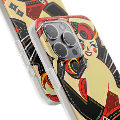 Red & Black Female Devil Flexi Phone Case