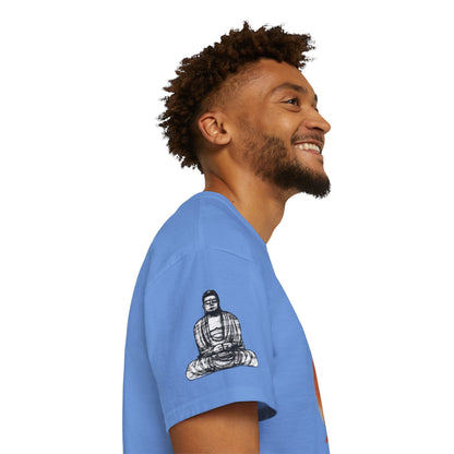 Fine Art Buddha Oil Paint Print Unisex Ultra Cotton Tee