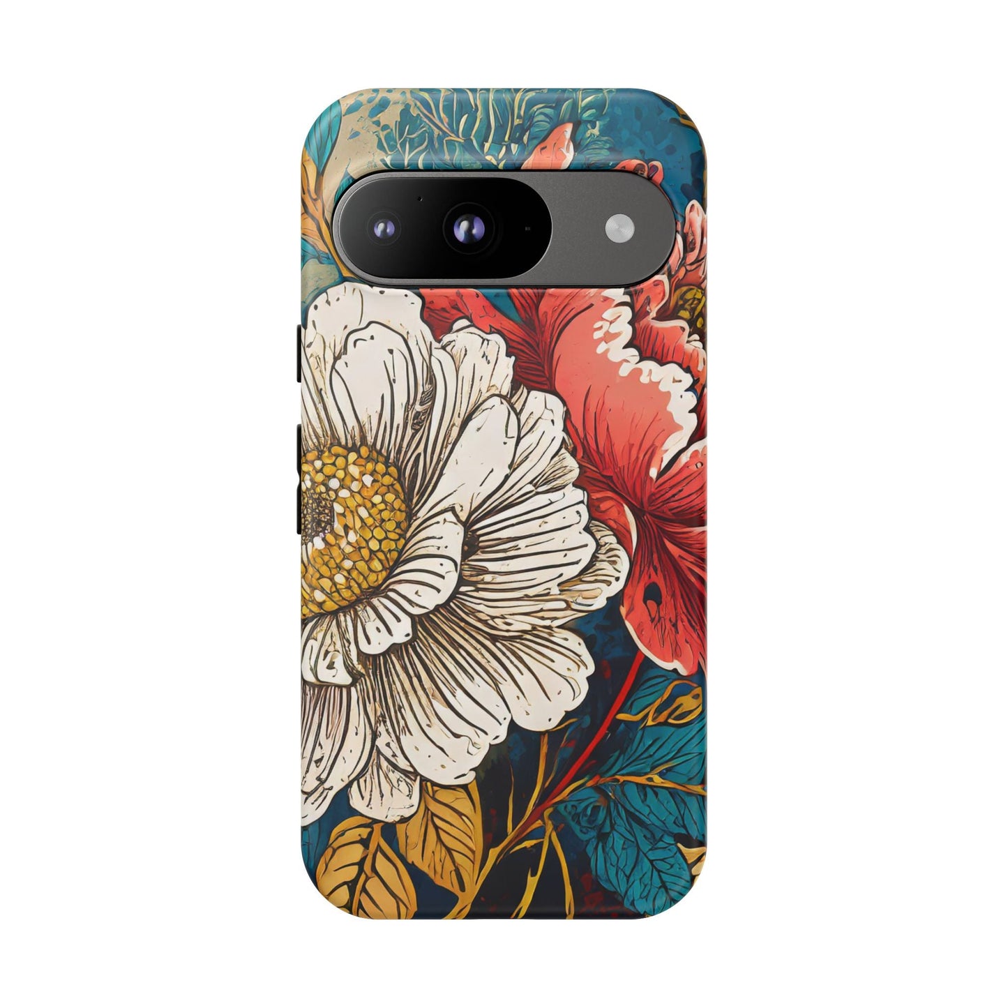 Artistic Floral Tough Phone Case