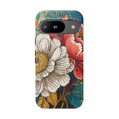 Artistic Floral Tough Phone Case