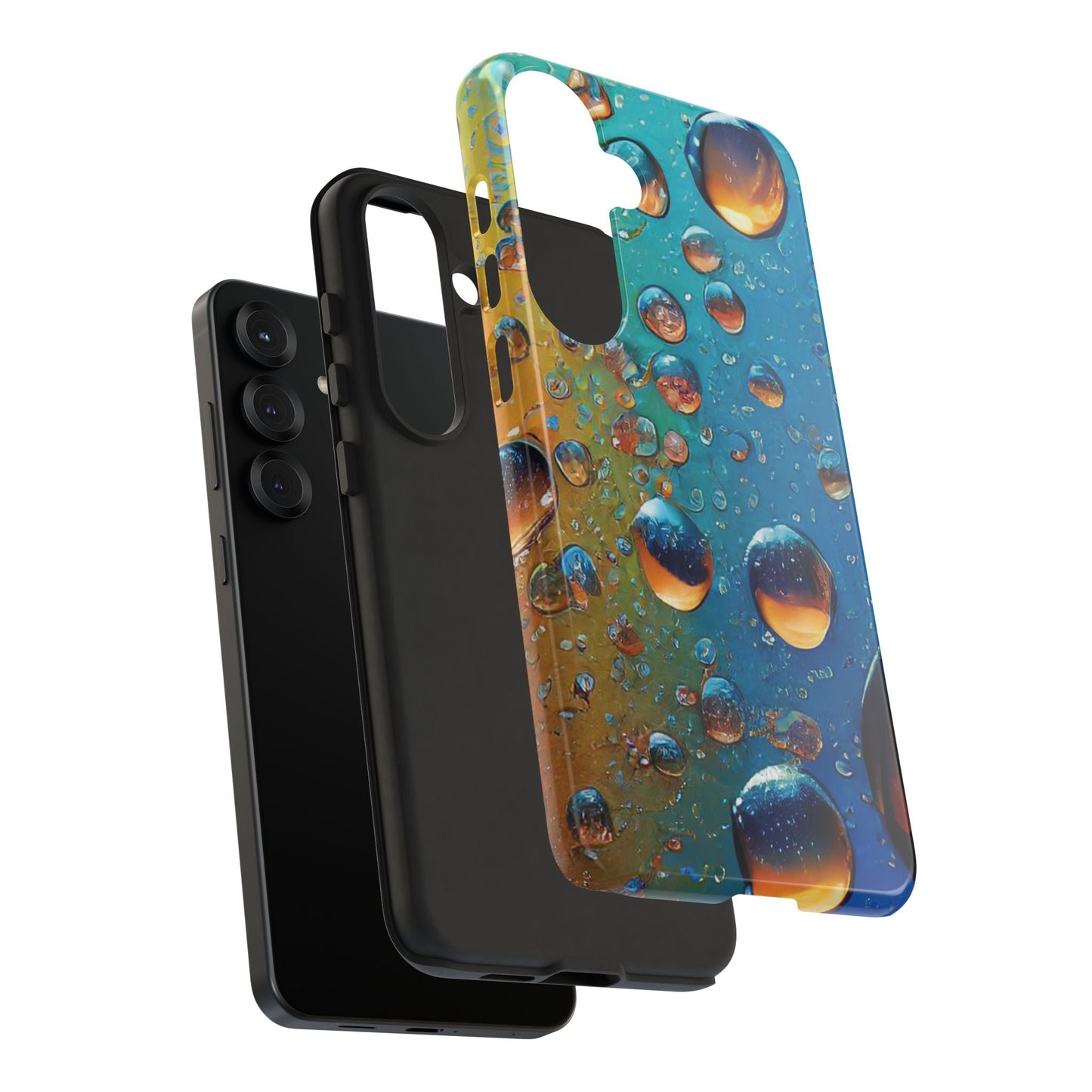Colorful Water Droplets Tough Phone Case