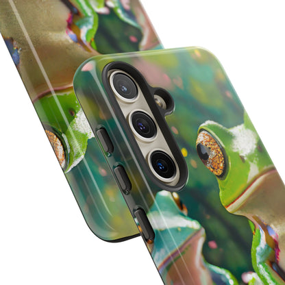Someone Watching Colorful Frog Tough Phone Case