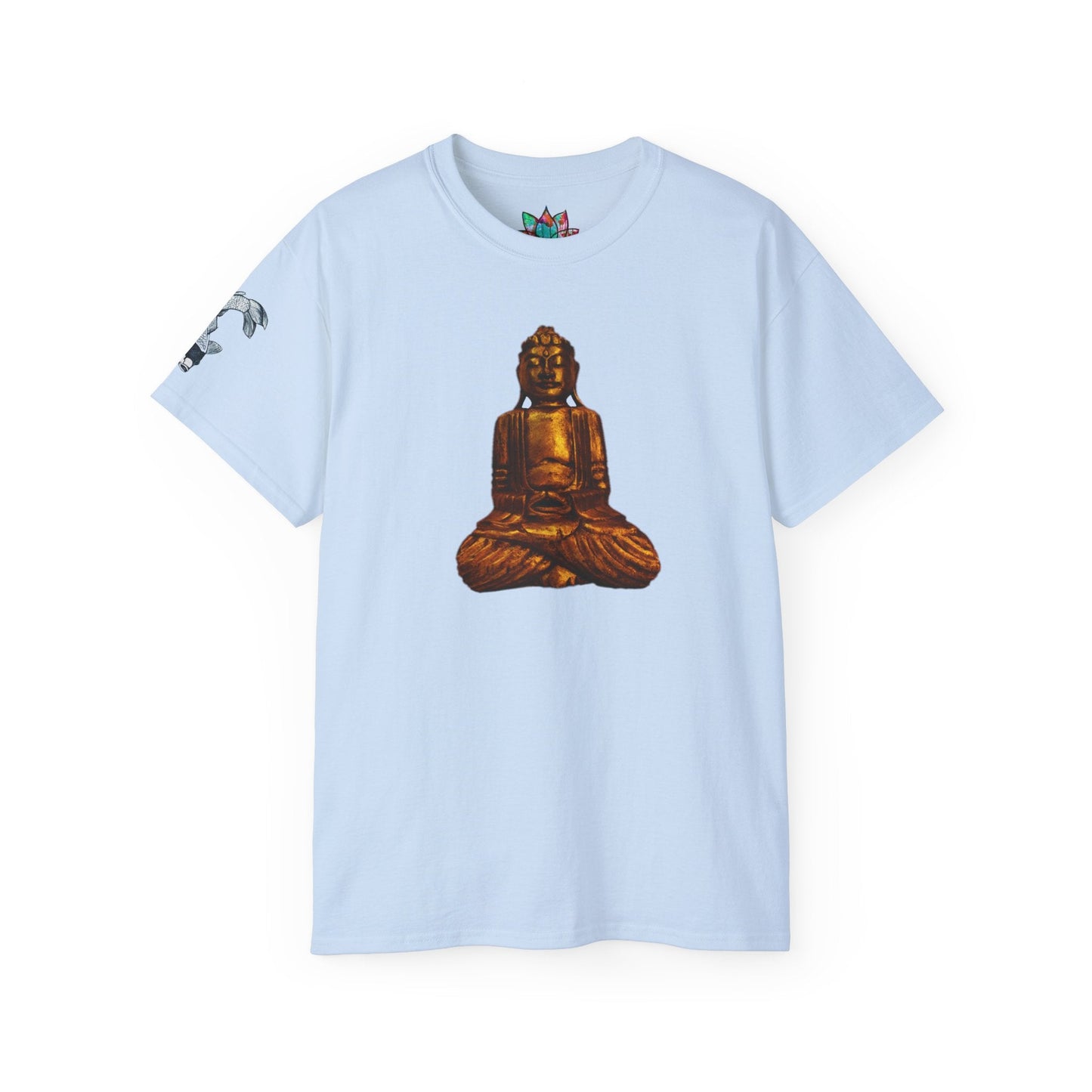 Fine Art Buddha Carving Print Unisex Ultra Cotton Tee