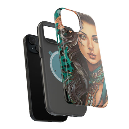Vibrant Beauty Magnetic Tough Phone Case