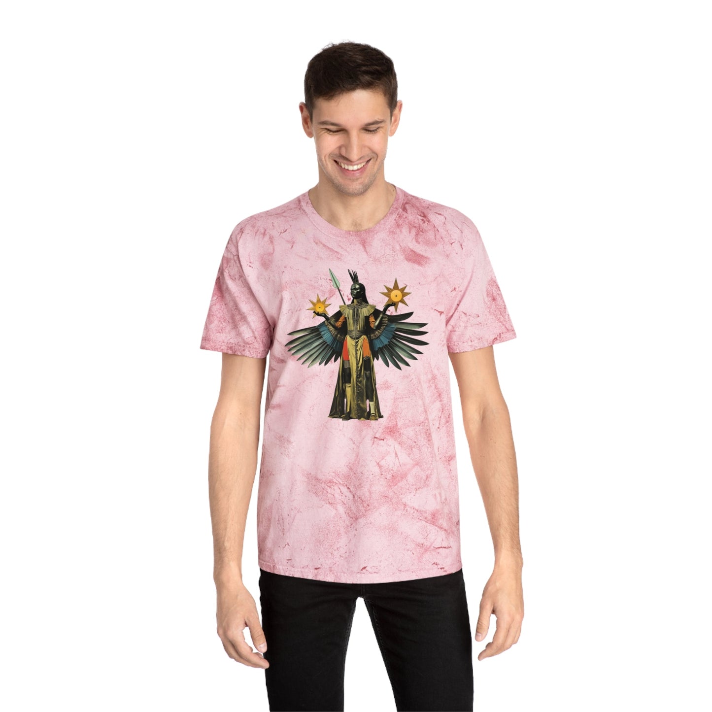 Amaru Khan Stars Unisex Color Blast T-Shirt