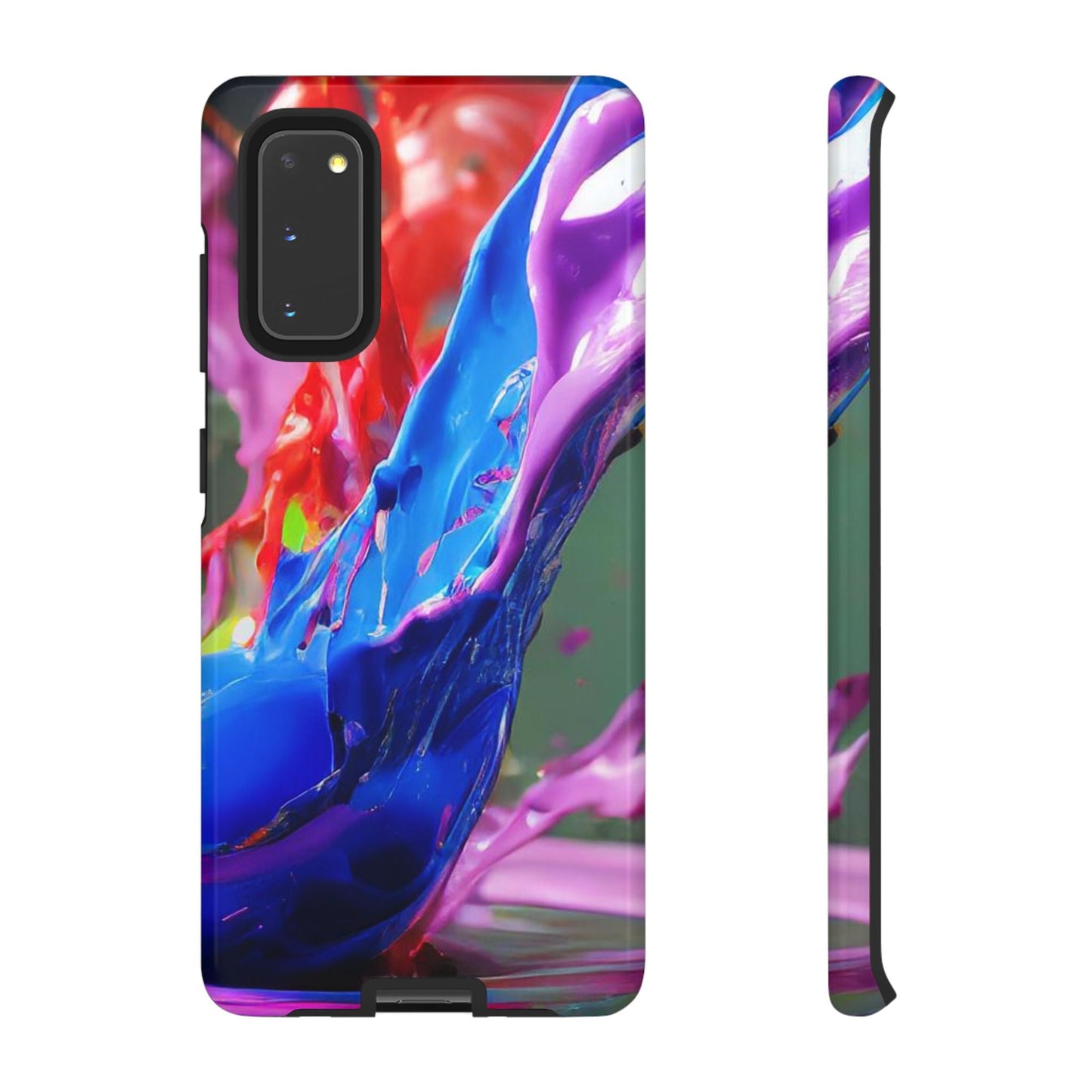 Vibrant Color Splash Tough Phone Case