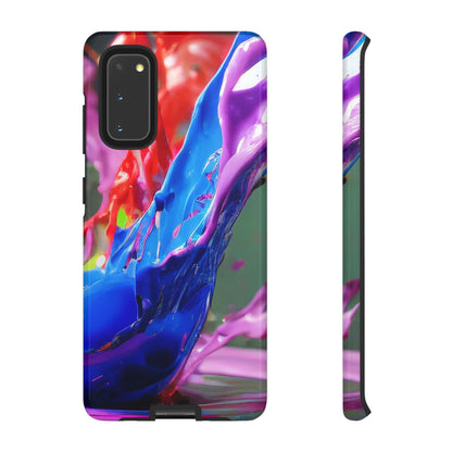 Vibrant Color Splash Tough Phone Case