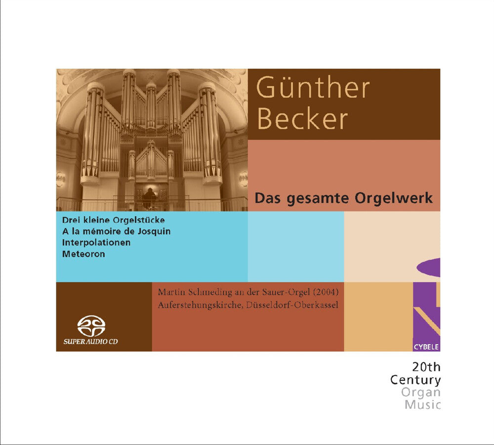 Becker / Schmeding / Roderburg - Complete Organ Works Music CD