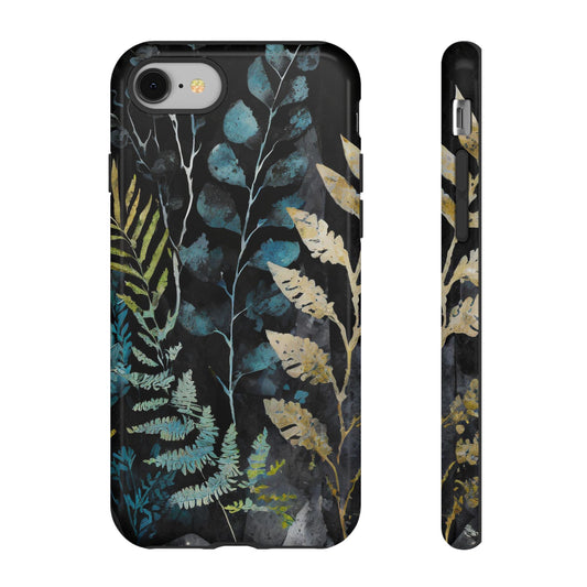 Dark Floral Tough Phone Case
