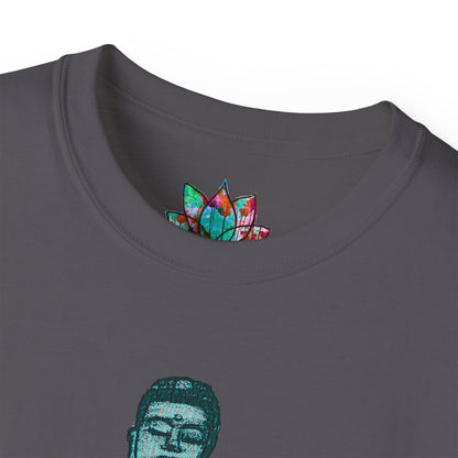 Fine Art Buddha Chalk Drawing Print Unisex Ultra Cotton Tee