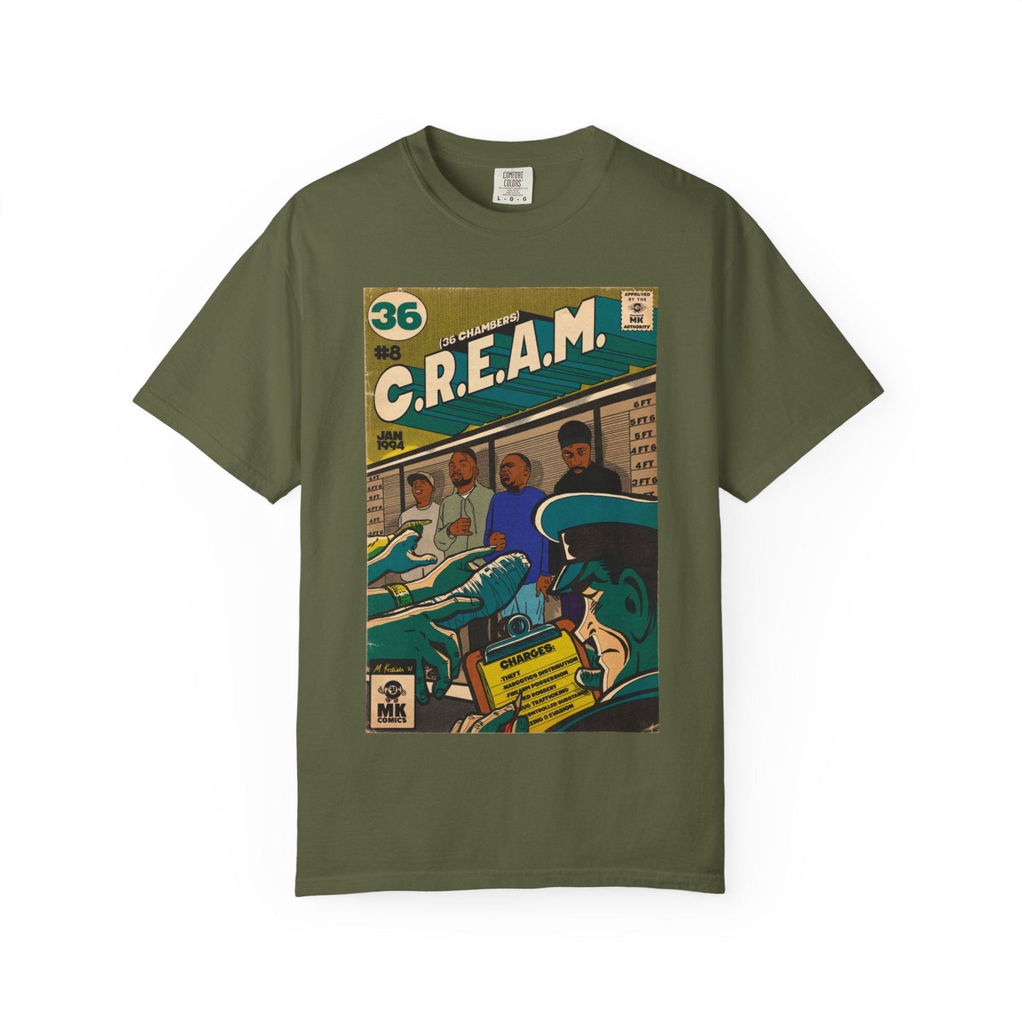 C.R.E.A.M - Unisex Comfort Colors T-shirt