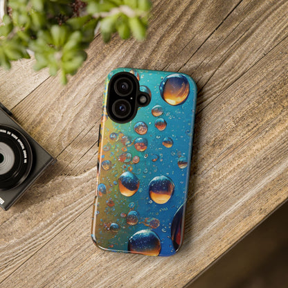 Colorful Water Droplets Tough Phone Case