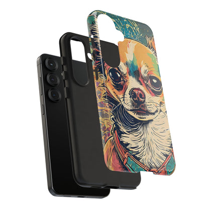 Abstract Chihuahua Tough Phone Cases