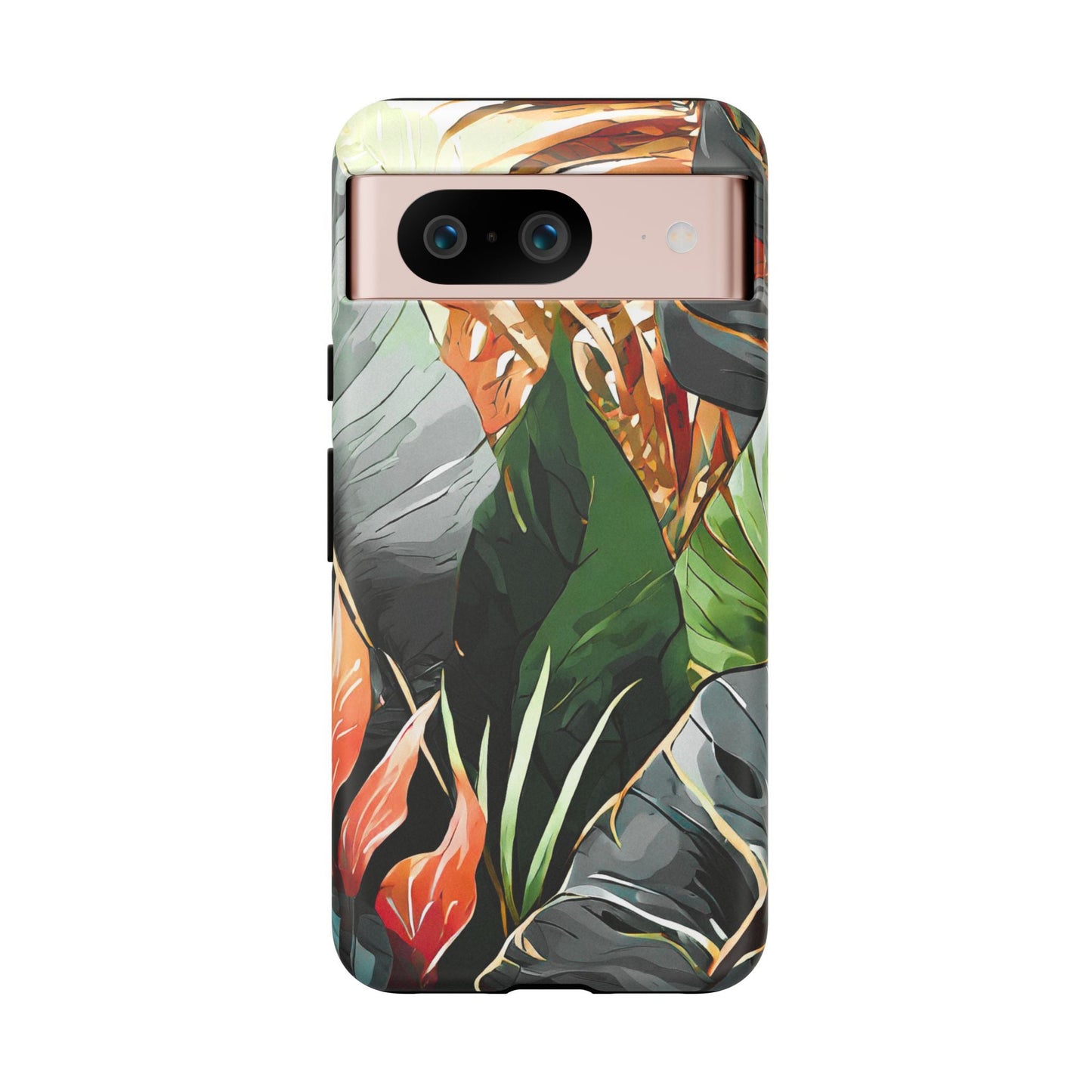 Tropical Leaf Tough Phone Case