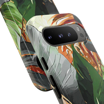 Tropical Leaf Tough Phone Case