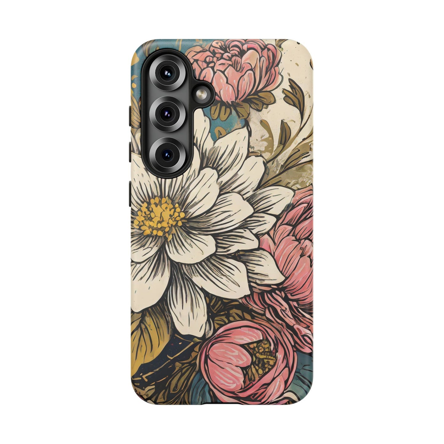 Beautiful White Floral Tough Case
