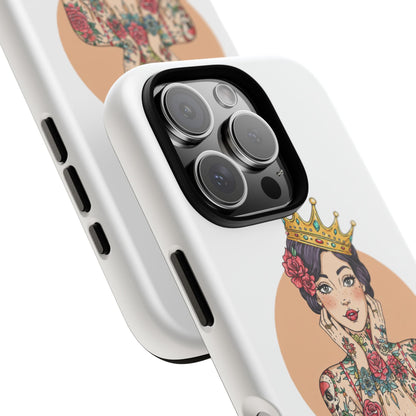 My Crown Never Falls Tattooed Girl Tough Phone Case
