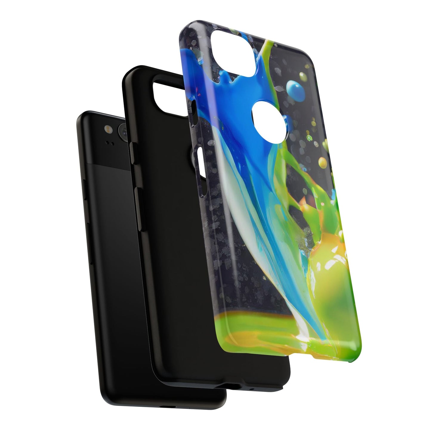 Vibrant Paint Splash Phone Case - Tough & Stylish Protection