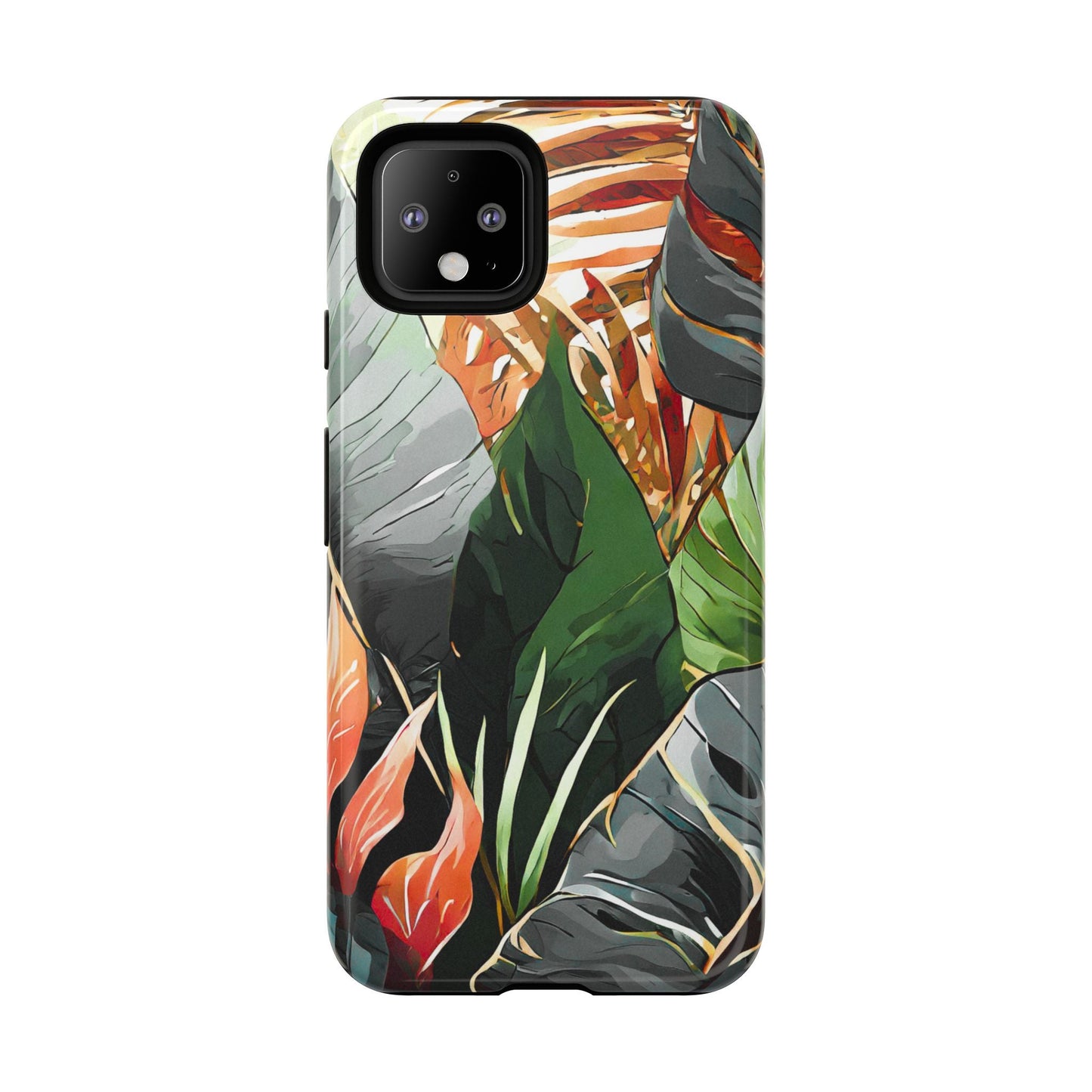 Tropical Leaf Tough Phone Case