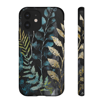 Dark Floral Tough Phone Case