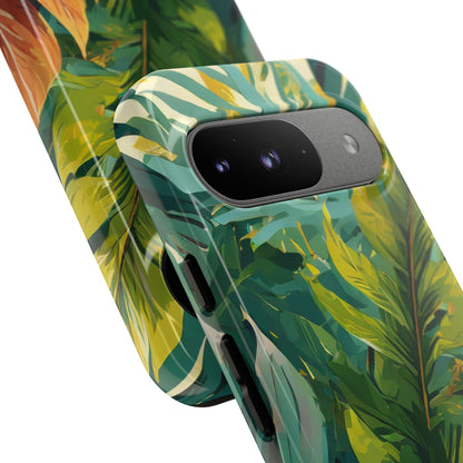 Tropical Leaf Tough Phone Case