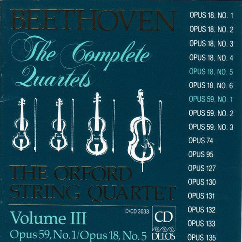 Orford String Quartet - Complete Quartets 3 [CD]