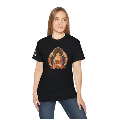 Fine Art Buddha Oil Paint Print Unisex Ultra Cotton Tee