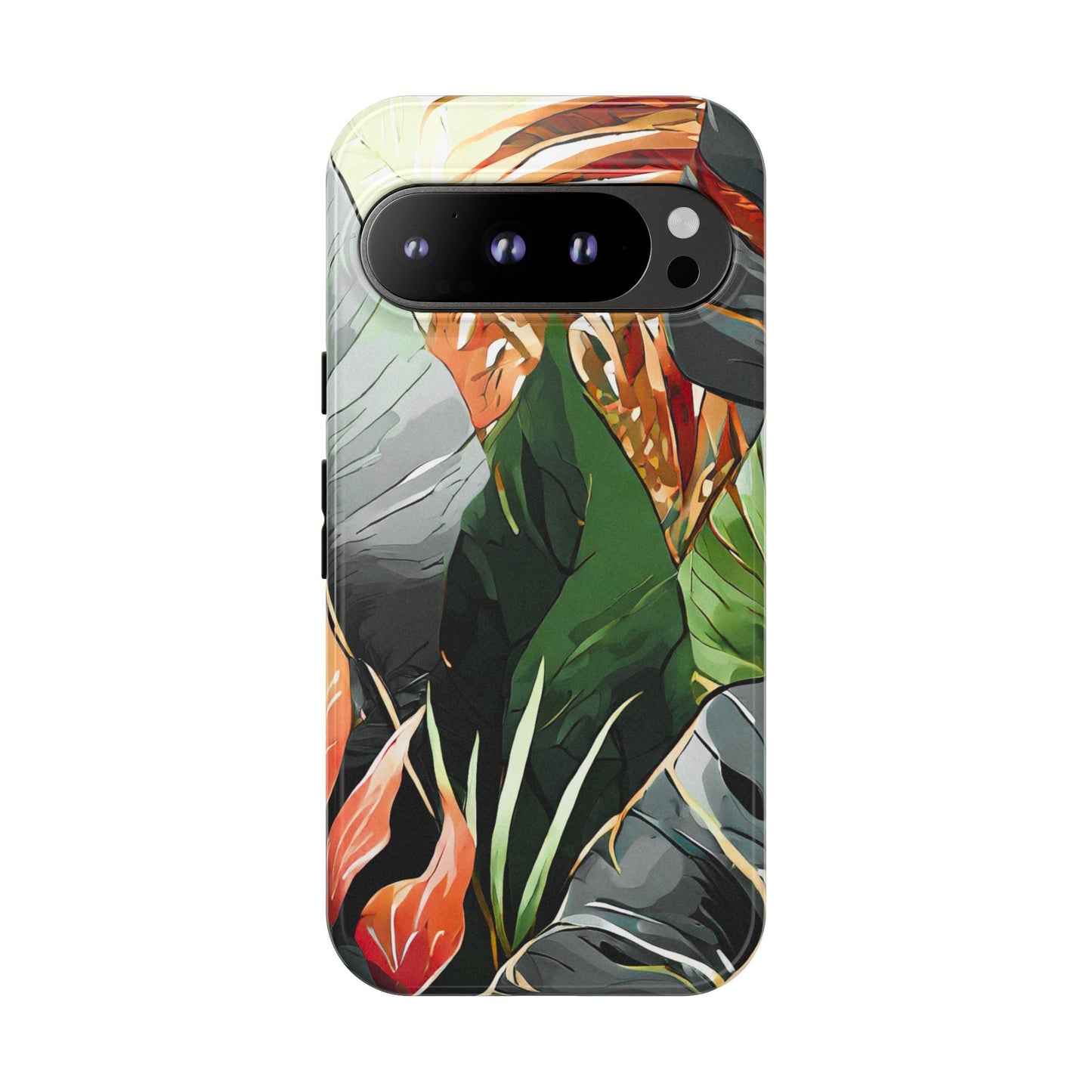 Tropical Leaf Tough Phone Case