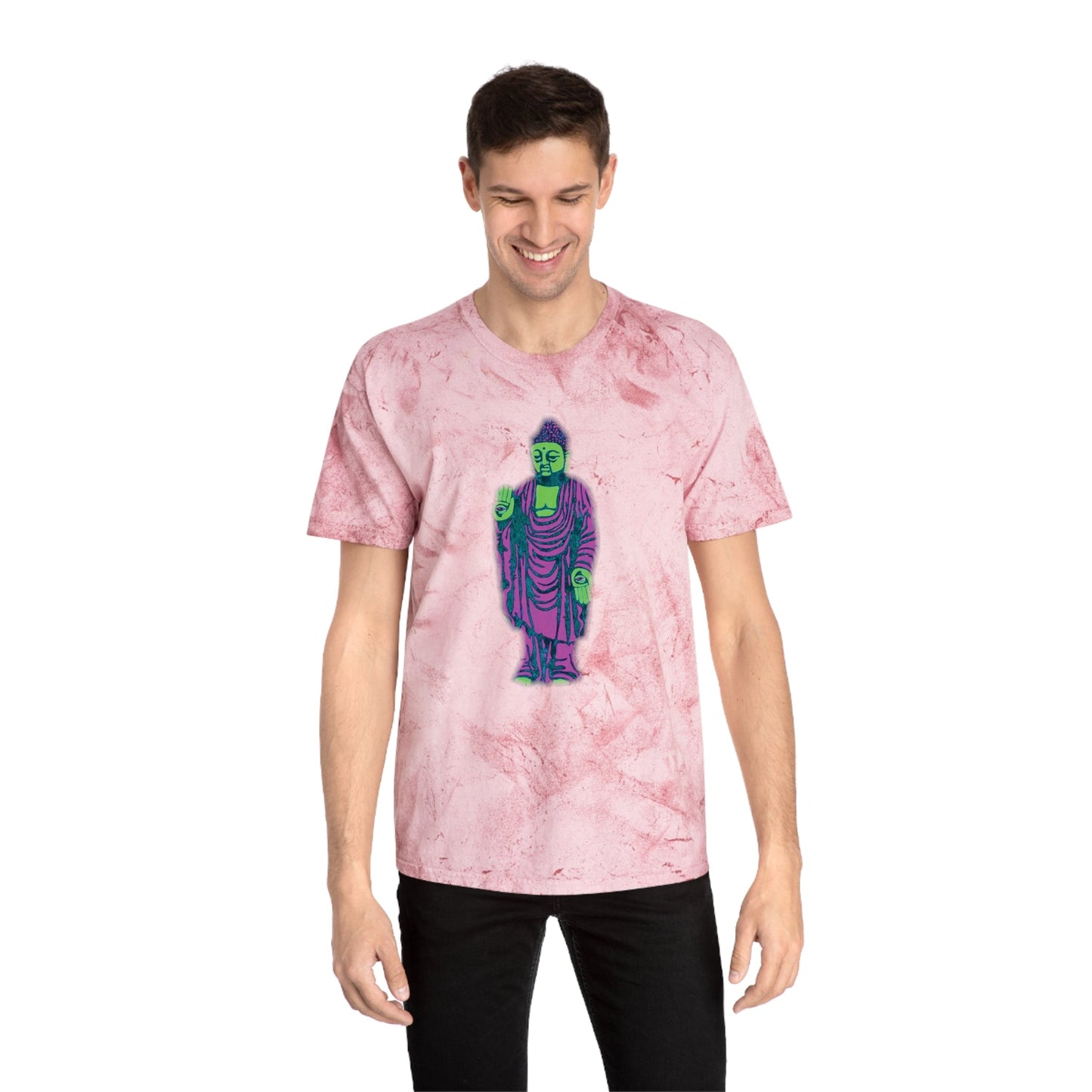 Grand Honor Buddha Purp Juice Industrial Dye Premium T-Shirt
