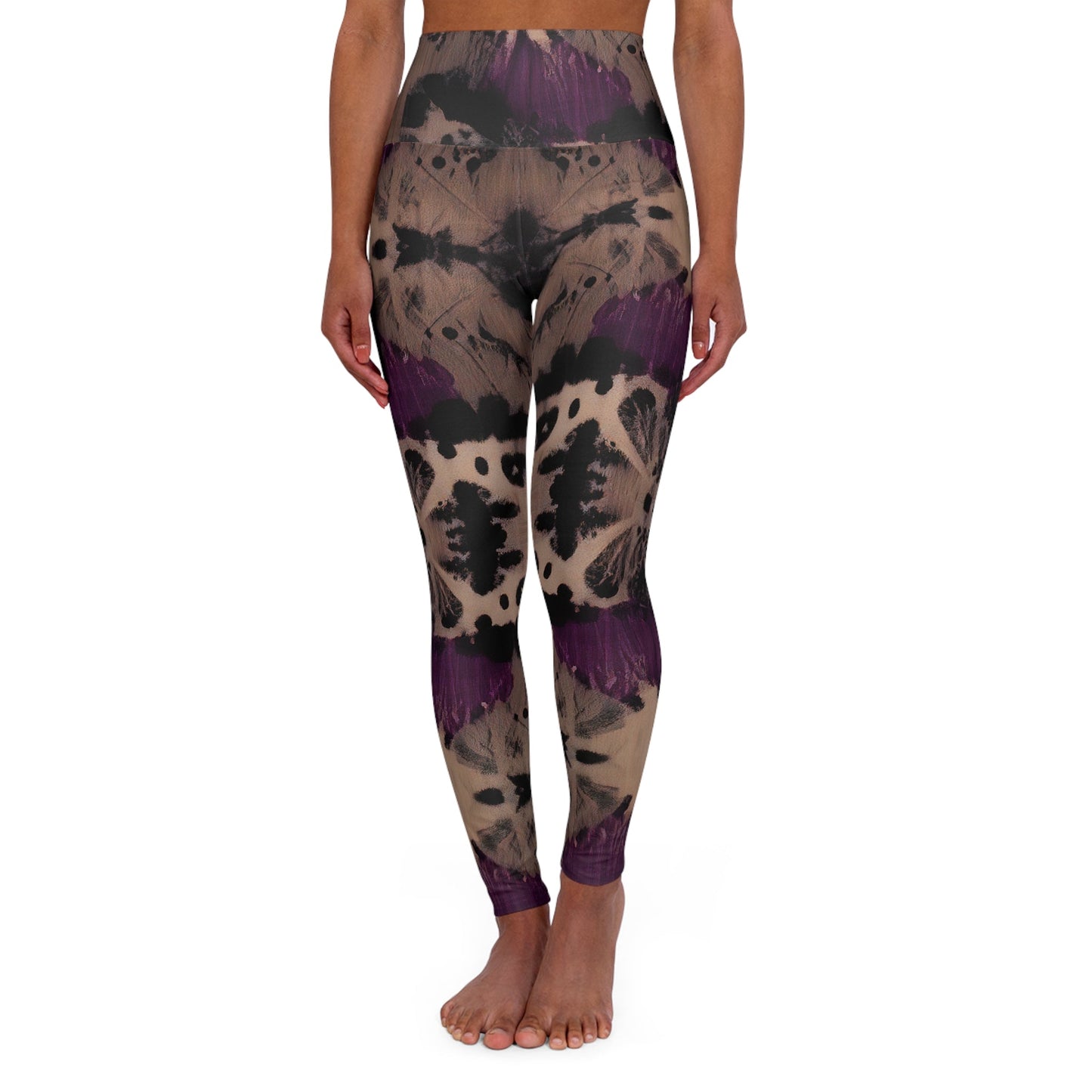 Shibori Butterfly High Waisted Leggings