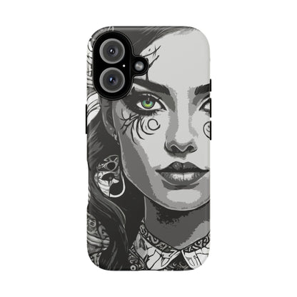 Green Eyed Devilish Beauty Tough Phone Case