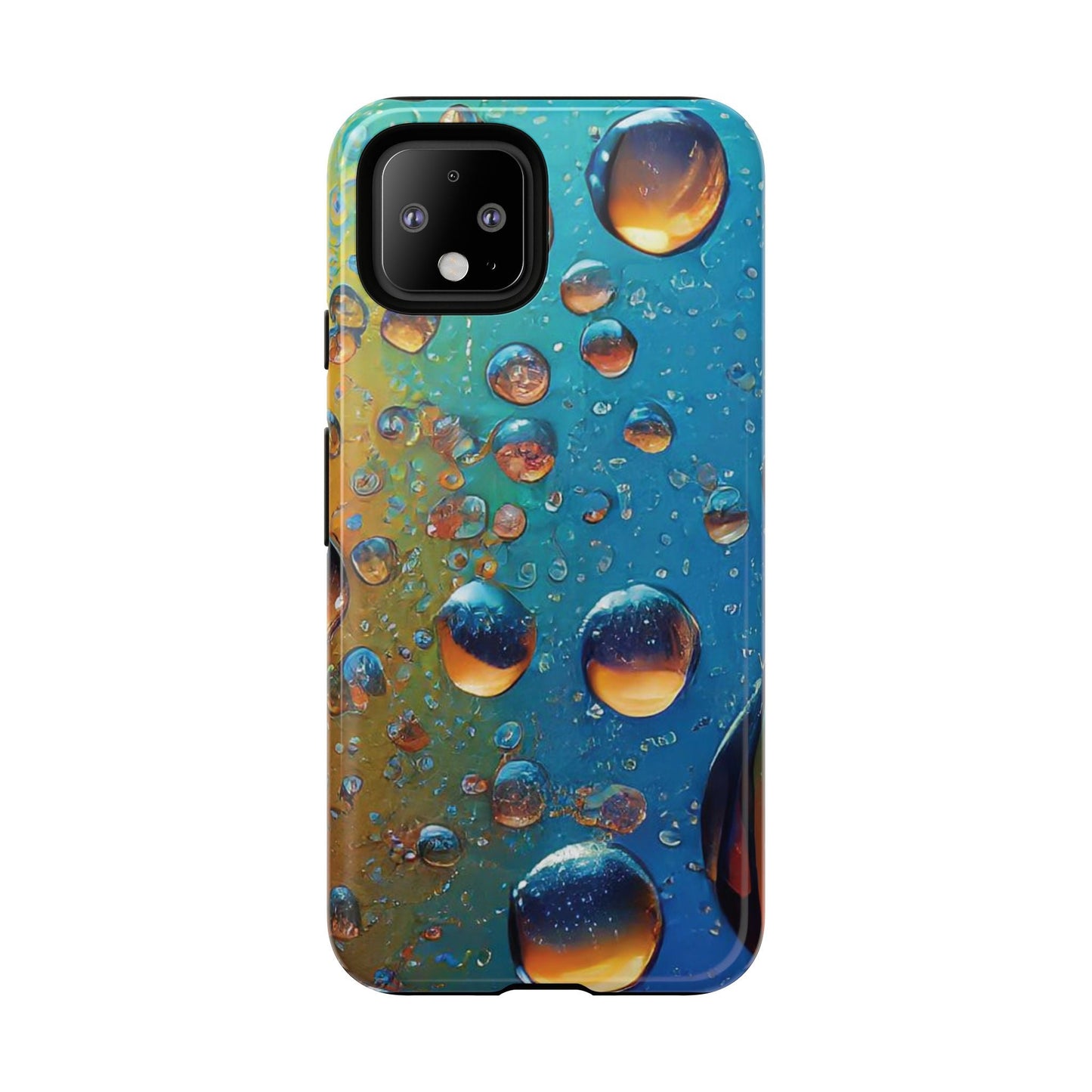 Colorful Water Droplets Tough Phone Case