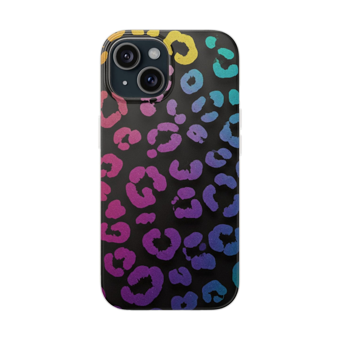 Vibrant Leopard Print Flexi Phone Case