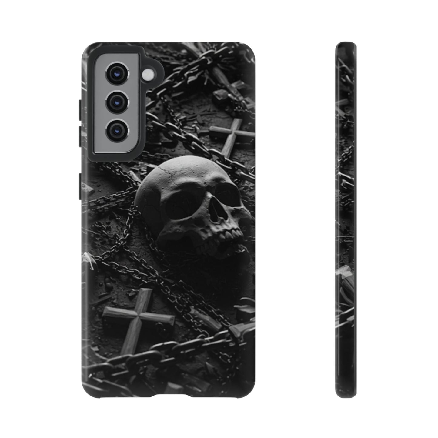 Gothic Skull Tough Phone Case