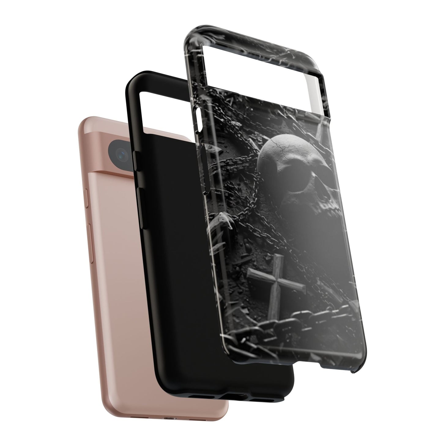 Gothic Skull Tough Phone Case