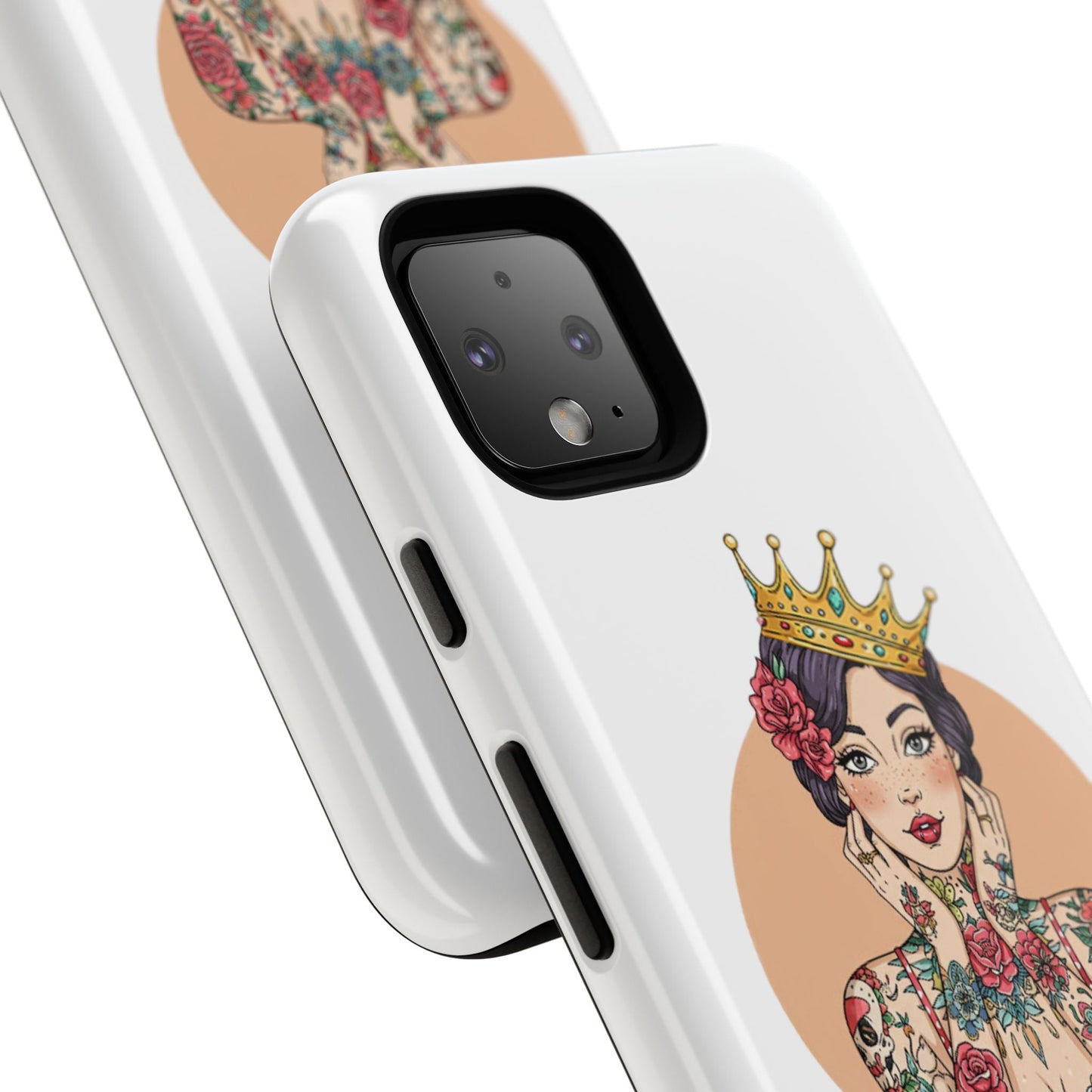 My Crown Never Falls Tattooed Girl Tough Phone Case