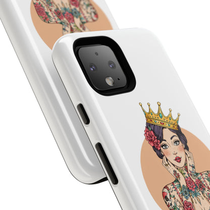 My Crown Never Falls Tattooed Girl Tough Phone Case