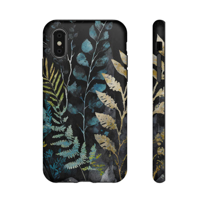 Dark Floral Tough Phone Case