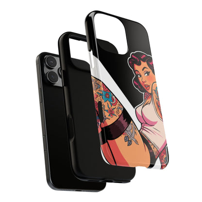 Vintage Tattoo Beauty Tough Phone Case