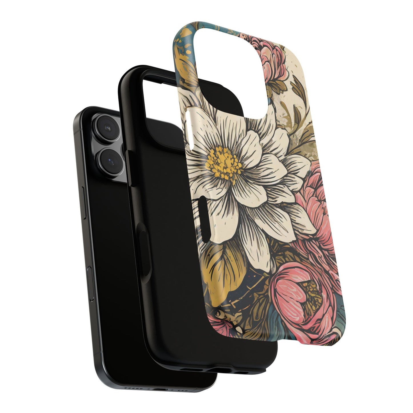 Beautiful White Floral Tough Case