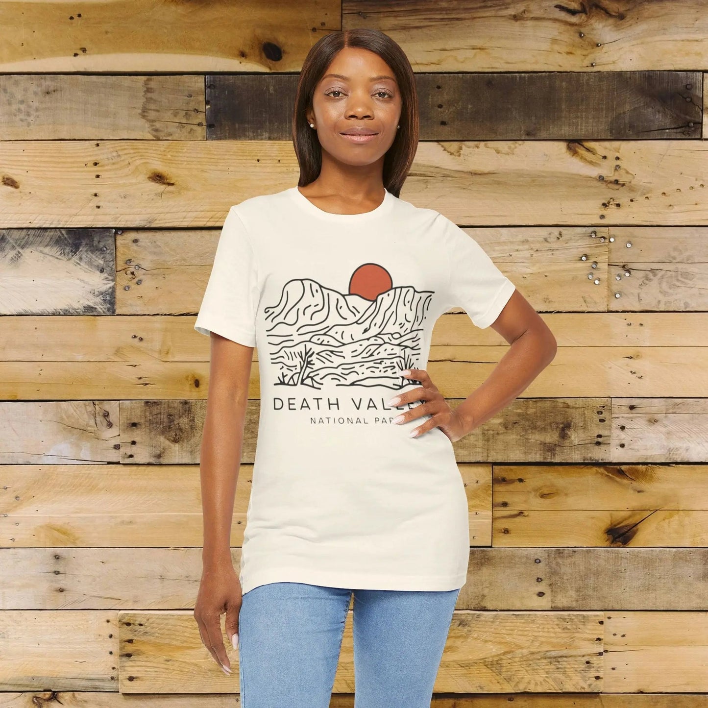 Death Valley National Park Desert Lines Unisex Fit Soft T-Shirt