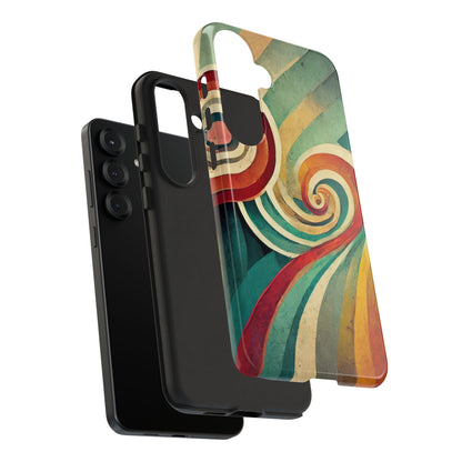 Colorful Swirl Tough Phone Case
