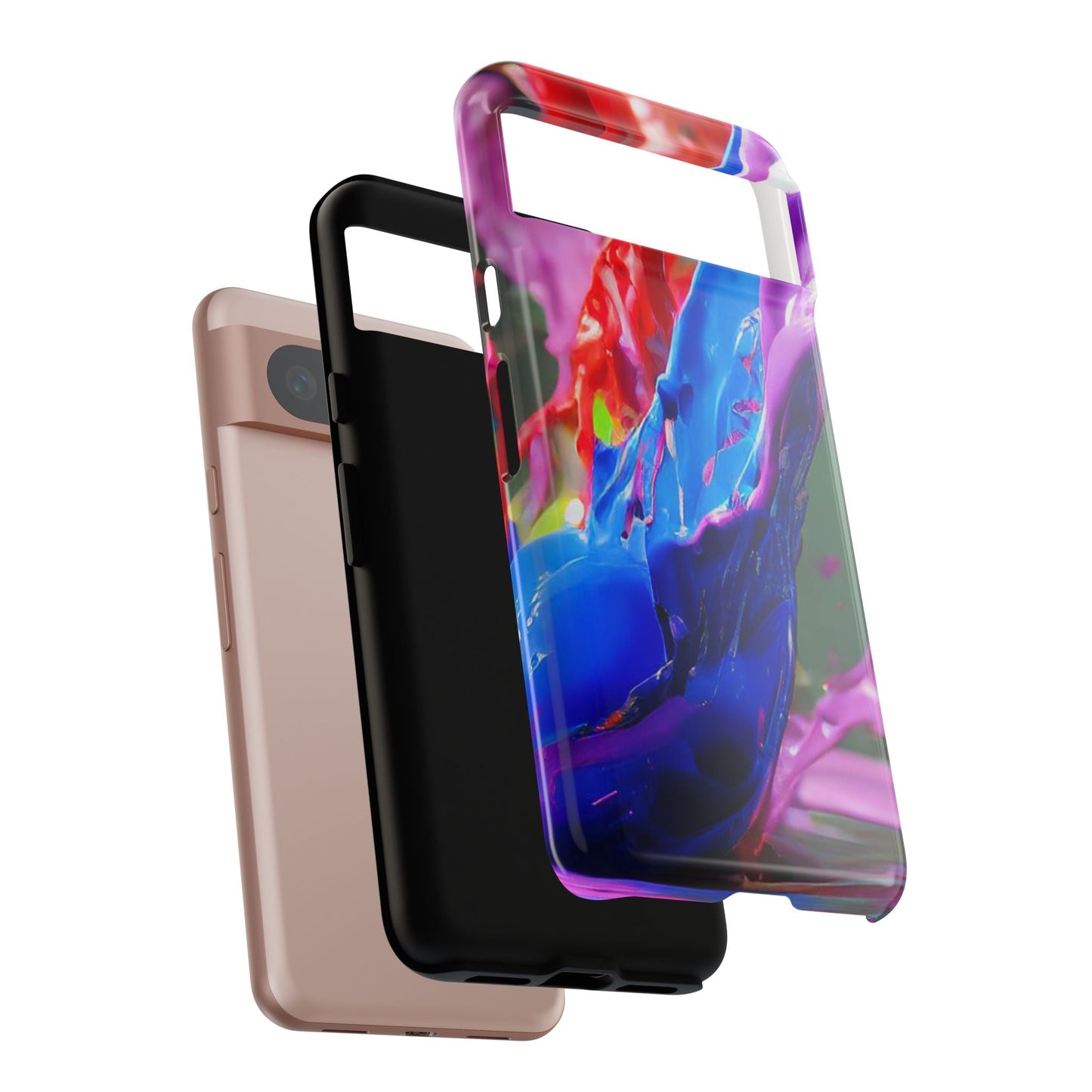 Vibrant Color Splash Tough Phone Case