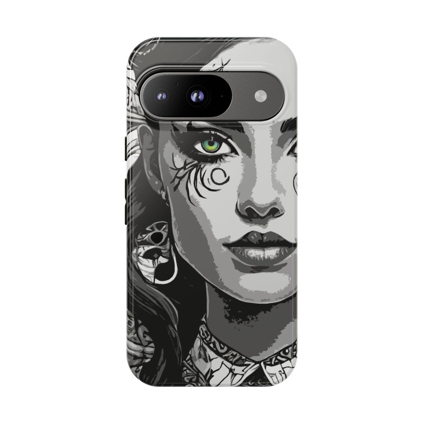 Green Eyed Devilish Beauty Tough Phone Case