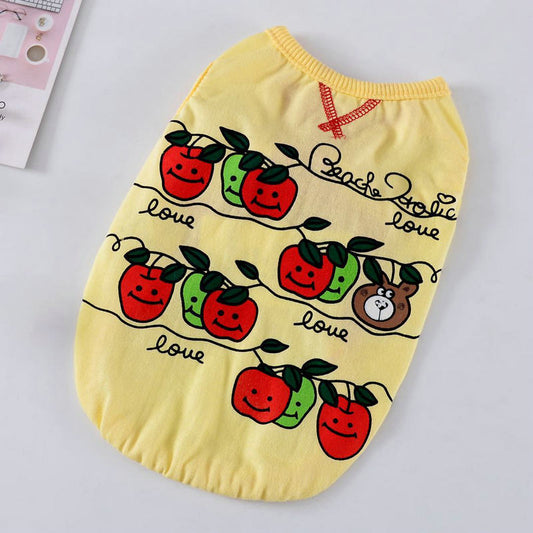 Apple Print Dog Tank + Lightweight & Cute Summer Style
