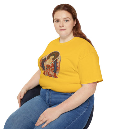 Fine Art Buddha Oil Paint Print Unisex Ultra Cotton Tee