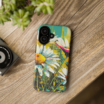 Colorful Daisy Floral Tough Phone Case