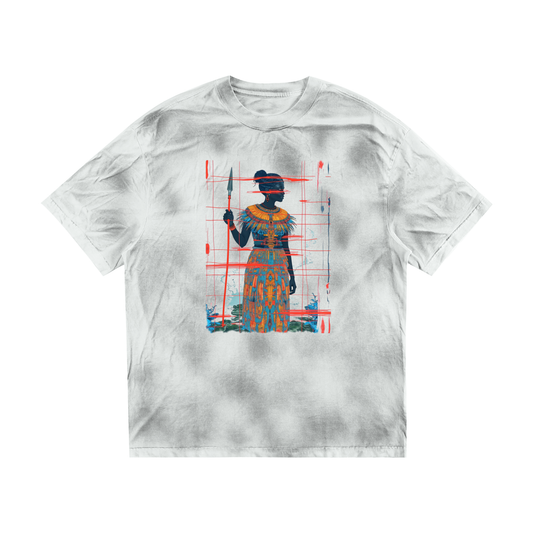 Amaru Khan Stars Dirty Washed T-shirt